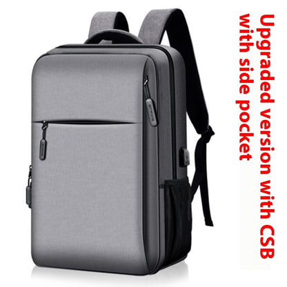 Versatile Business & Travel Laptop Backpack with USB Charging Port