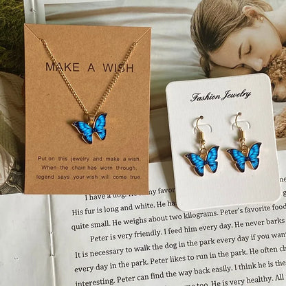 Butterfly Pendant Necklace