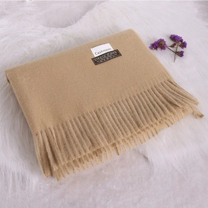 Soft Warm Cashmere Wool Scarf