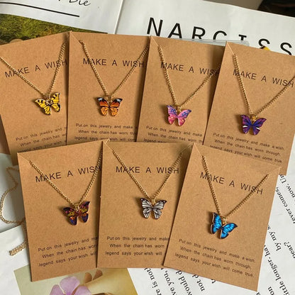 Butterfly Pendant Necklace