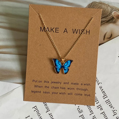 Butterfly Pendant Necklace