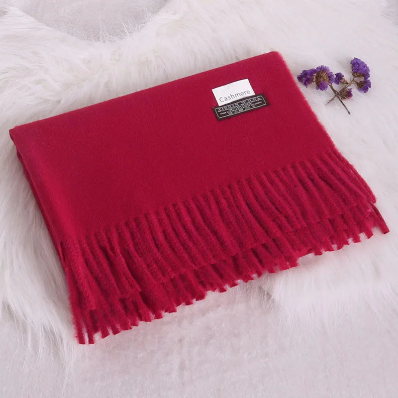 Soft Warm Cashmere Wool Scarf