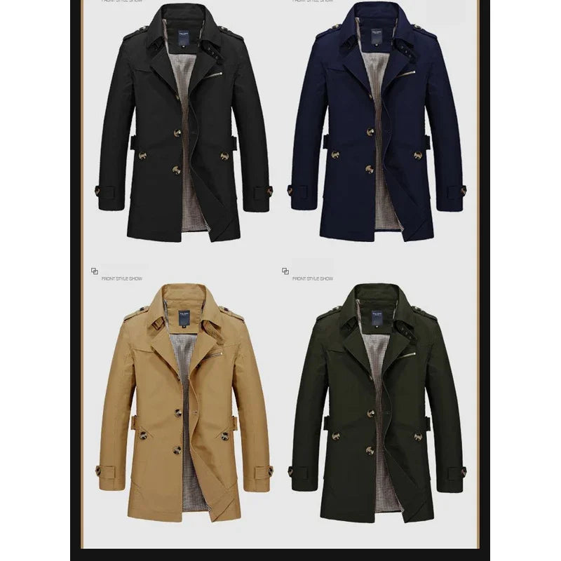 Men’s Vintage Inspired Trench Coat