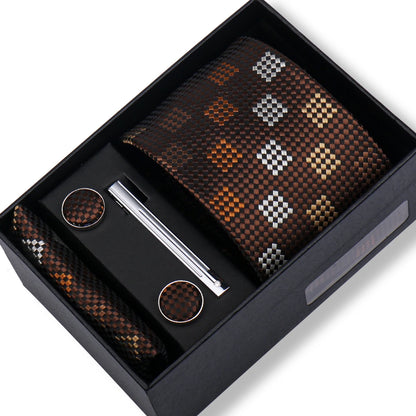 Elegant Men's Necktie Gift Set – Perfect for Business and Formal Occasions