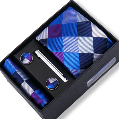 Elegant Men's Necktie Gift Set – Perfect for Business and Formal Occasions