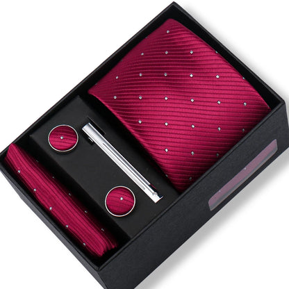 Elegant Men's Necktie Gift Set – Perfect for Business and Formal Occasions