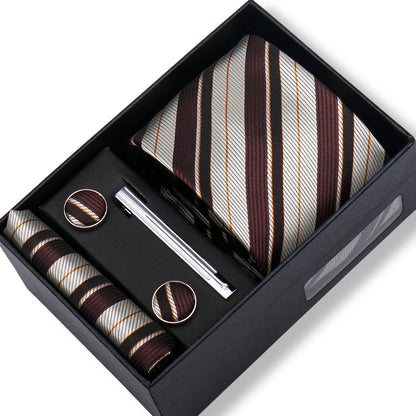 Elegant Men's Necktie Gift Set – Perfect for Business and Formal Occasions