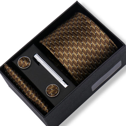 Elegant Men's Necktie Gift Set – Perfect for Business and Formal Occasions