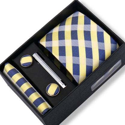 Elegant Men's Necktie Gift Set – Perfect for Business and Formal Occasions