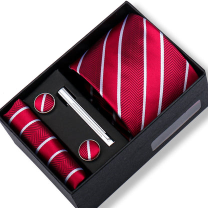 Elegant Men's Necktie Gift Set – Perfect for Business and Formal Occasions