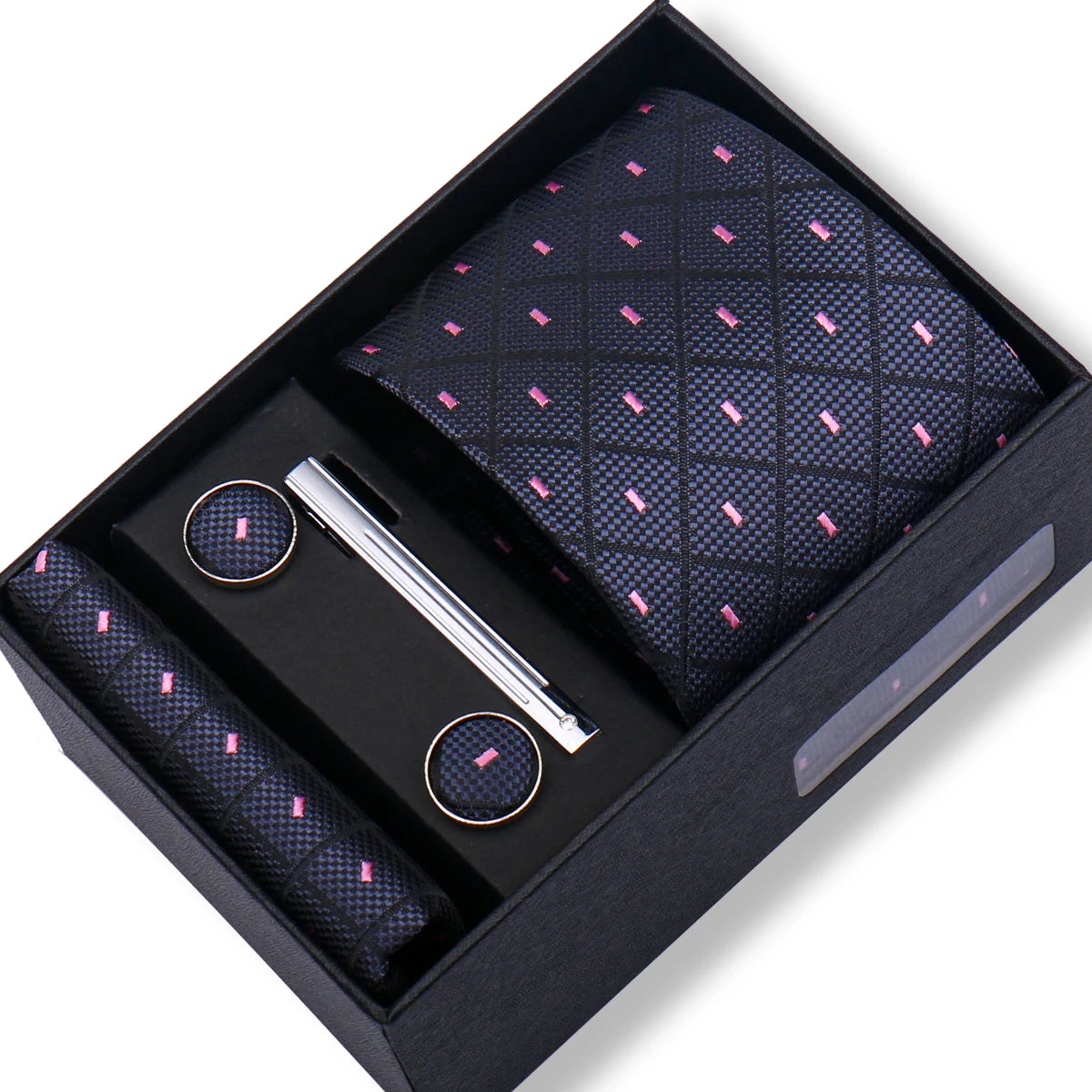 Elegant Men's Necktie Gift Set – Perfect for Business and Formal Occasions