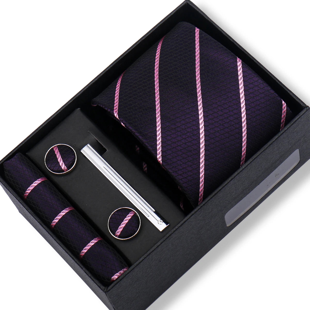 Elegant Men's Necktie Gift Set – Perfect for Business and Formal Occasions