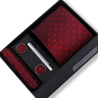 Elegant Men's Necktie Gift Set – Perfect for Business and Formal Occasions